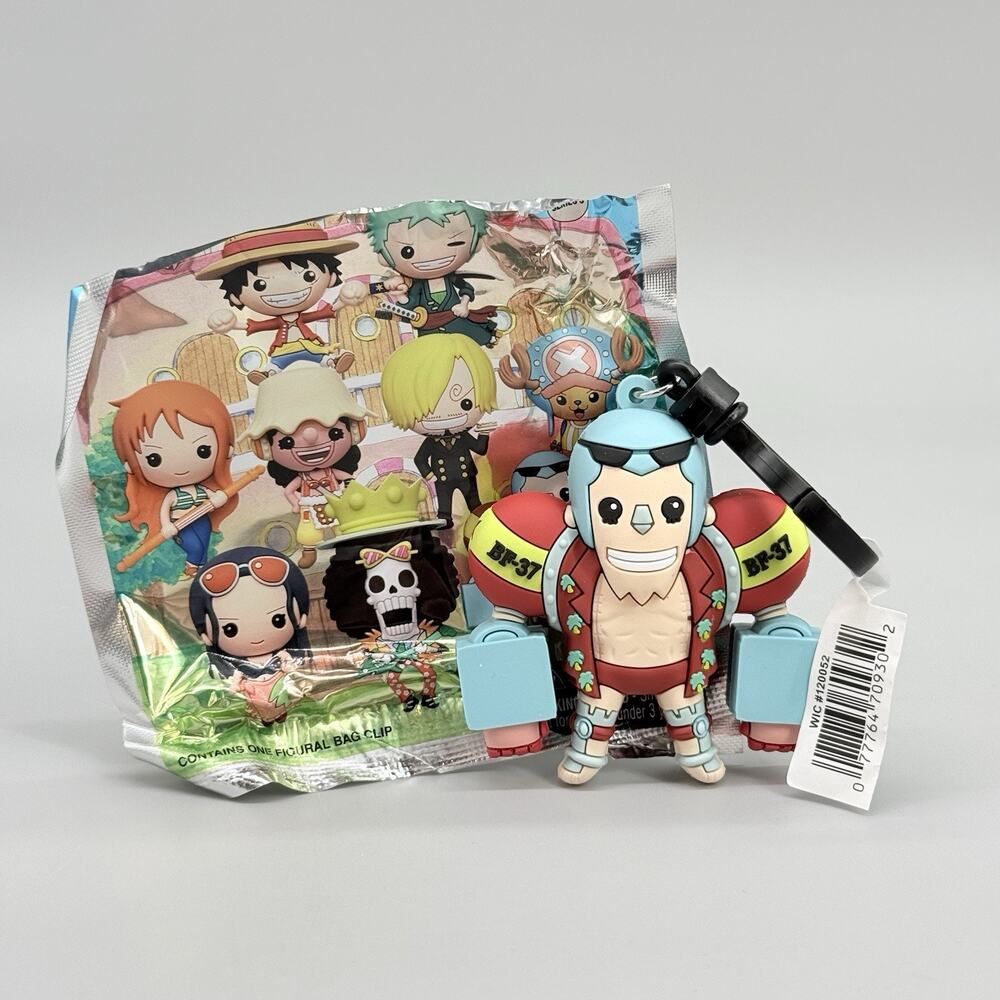 One Piece Toei Animation Monogram Series 3 Franky Figural 3D Bag Clip